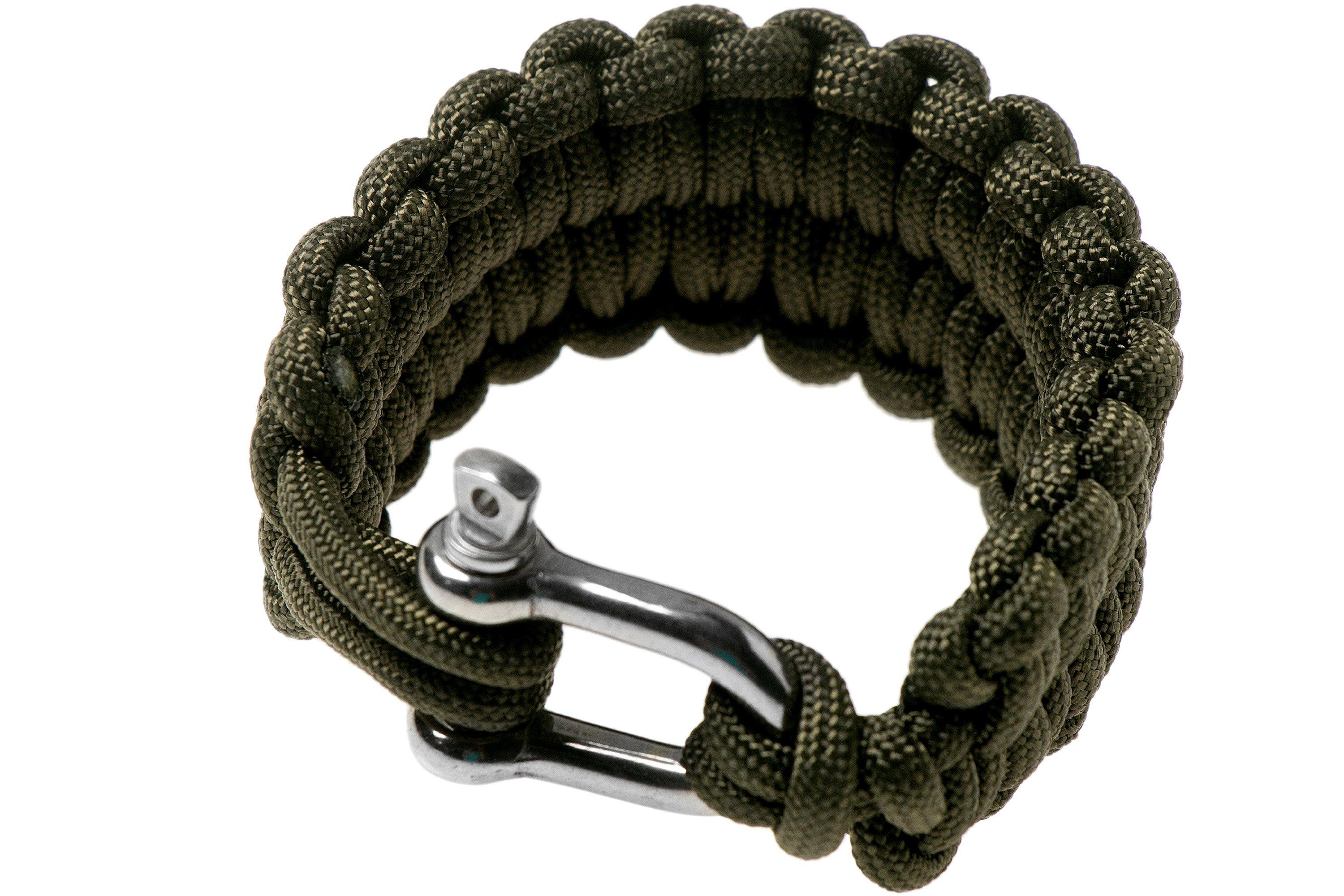 Pulsera Paracord España Verde Militar - Bambalina