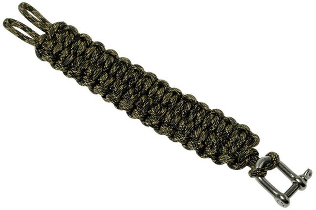 Imagen para Knivesandtools pulsera paracord de despliegue rápido, longitud tamaño interior: 22 cm, camuflaje