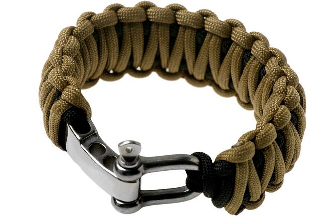 Survival Bracelet 550 Paracord Cobra Knot With Buckle Unisex