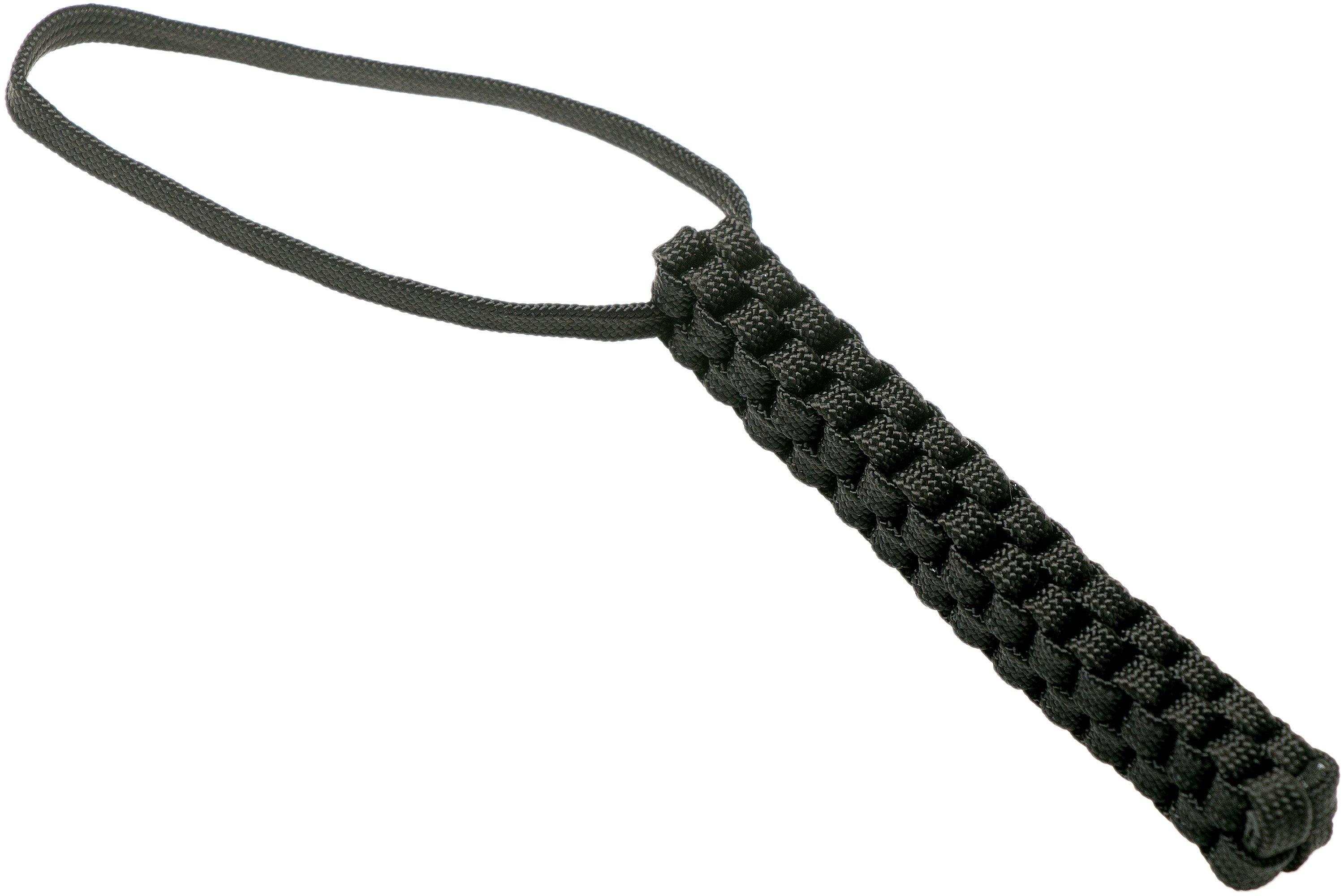 Knivesandtools paracord lanyard box wave, black Advantageously