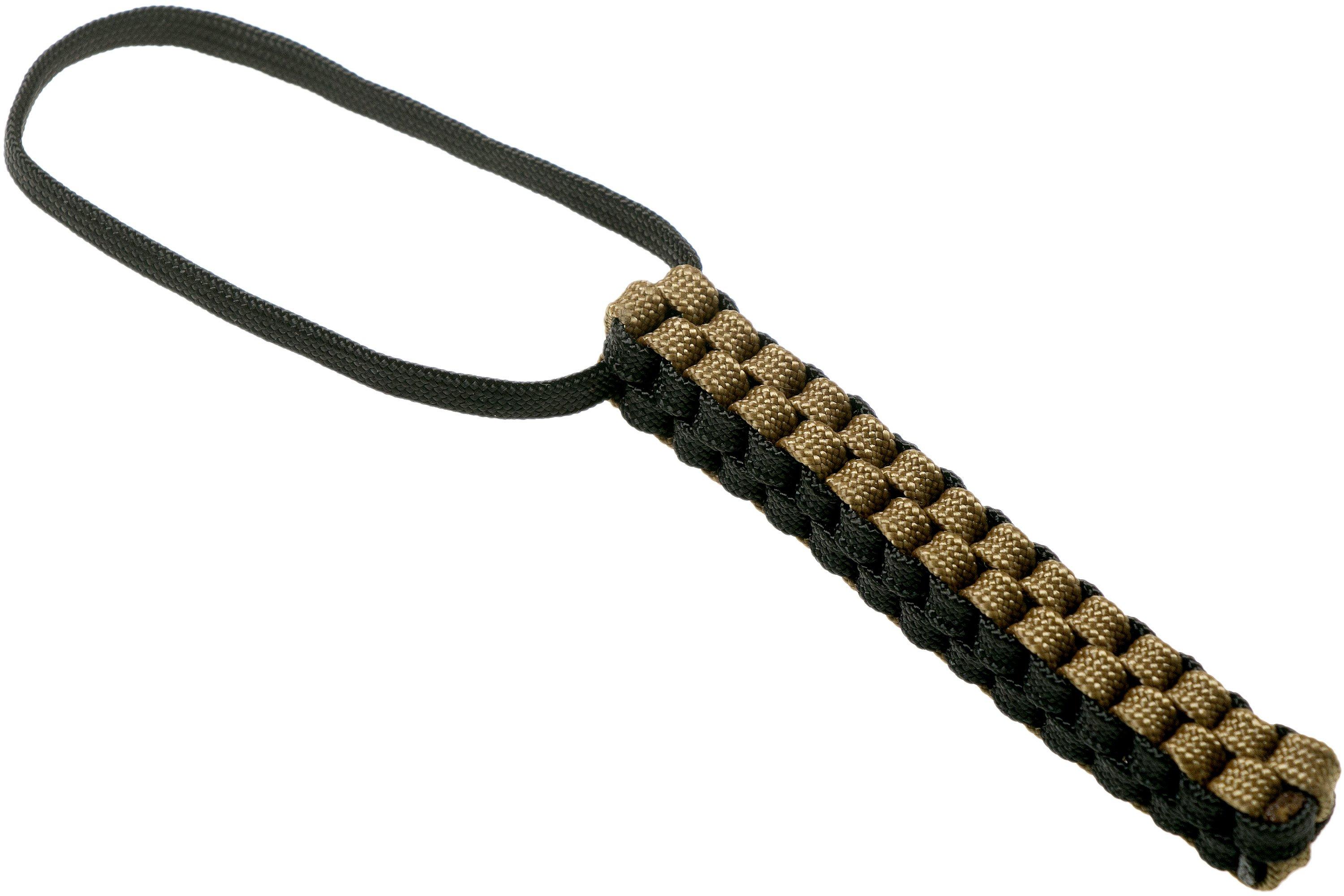 Longe Tactique En Paracord Élastique - Avec Mousqueton, 135 Cm - Pour Randonnée, Chasse, Camping, Travail