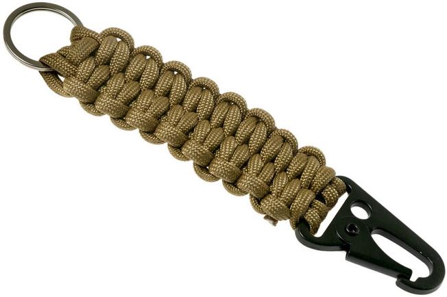 Knivesandtools Paracord Schlüsselanhänger quickly deploy, coyote brown