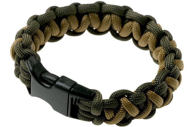 Bild für Knivesandtools Paracord Armband solomon wave, Innenlänge 24 cm, olive