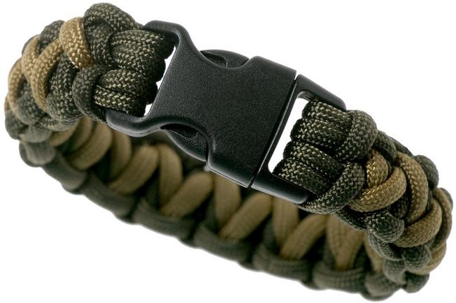 Bild für Knivesandtools Paracord Armband solomon wave, Innenlänge 24 cm, olive
