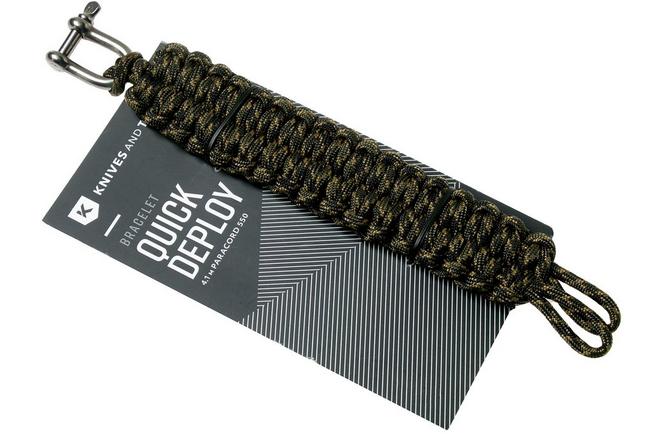 Woodland Camo Paracord Survival Kit set