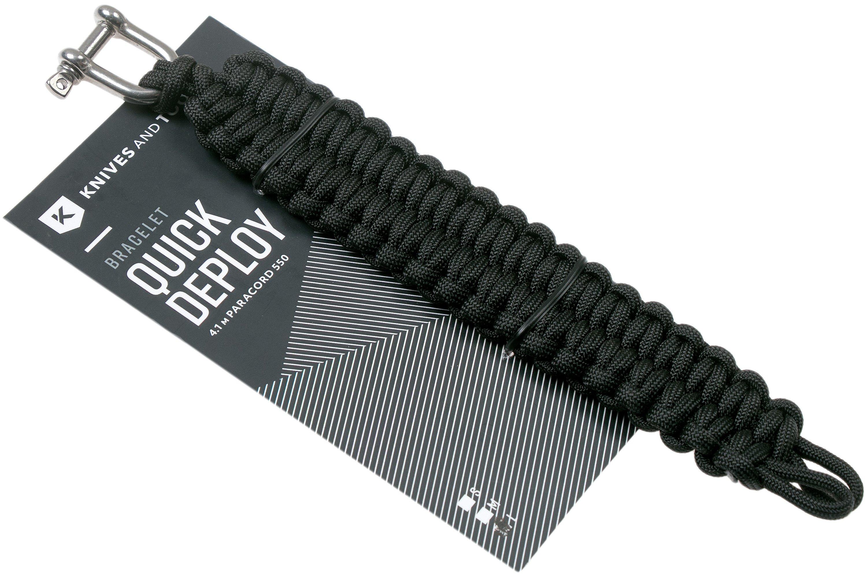 Paracord braccialetto set contiene 3 per la sopravvivenza all'aperto