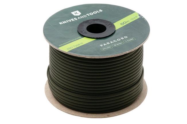 Bild für Knivesandtools 550 Paracord Type III, Army Green, 164ft (50 m)