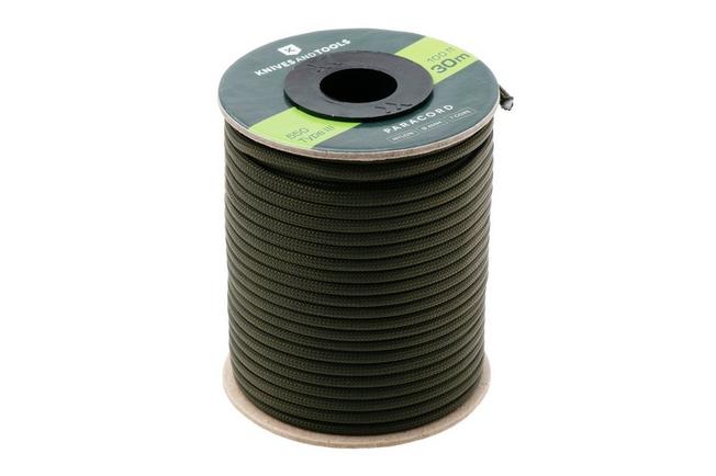 Afbeelding voor Knivesandtools 550 Paracord Type III, Army Green, 100ft (30 m)
