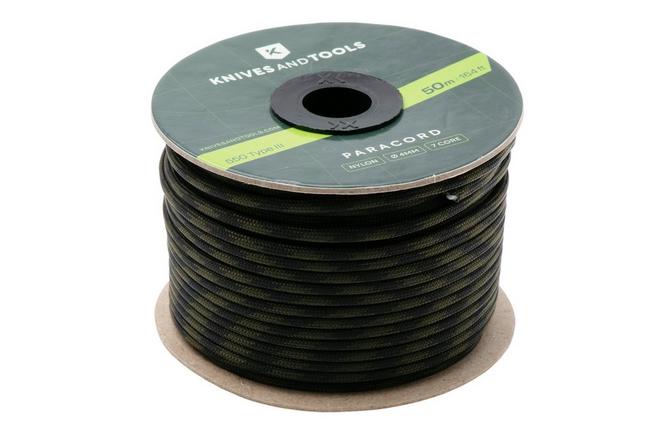 Bild für Knivesandtools 550 Paracord Type III, Black Forest, 164ft (50 m)