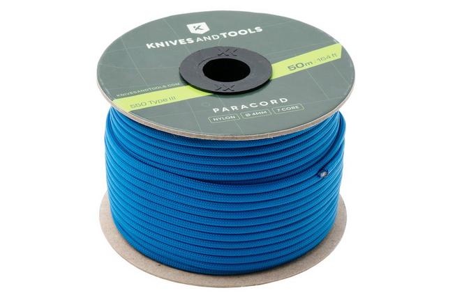 Bild für Knivesandtools 550 Paracord Type III, Blue, 164ft (50 m)