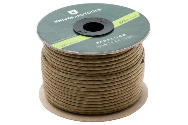 Bild für Knivesandtools 550 Paracord Type III, Coyote Brown, 164ft (50 m)