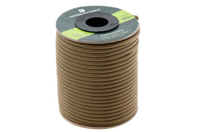 Bild für Knivesandtools 550 Paracord Type III, Coyote Brown, 100ft (30 m)