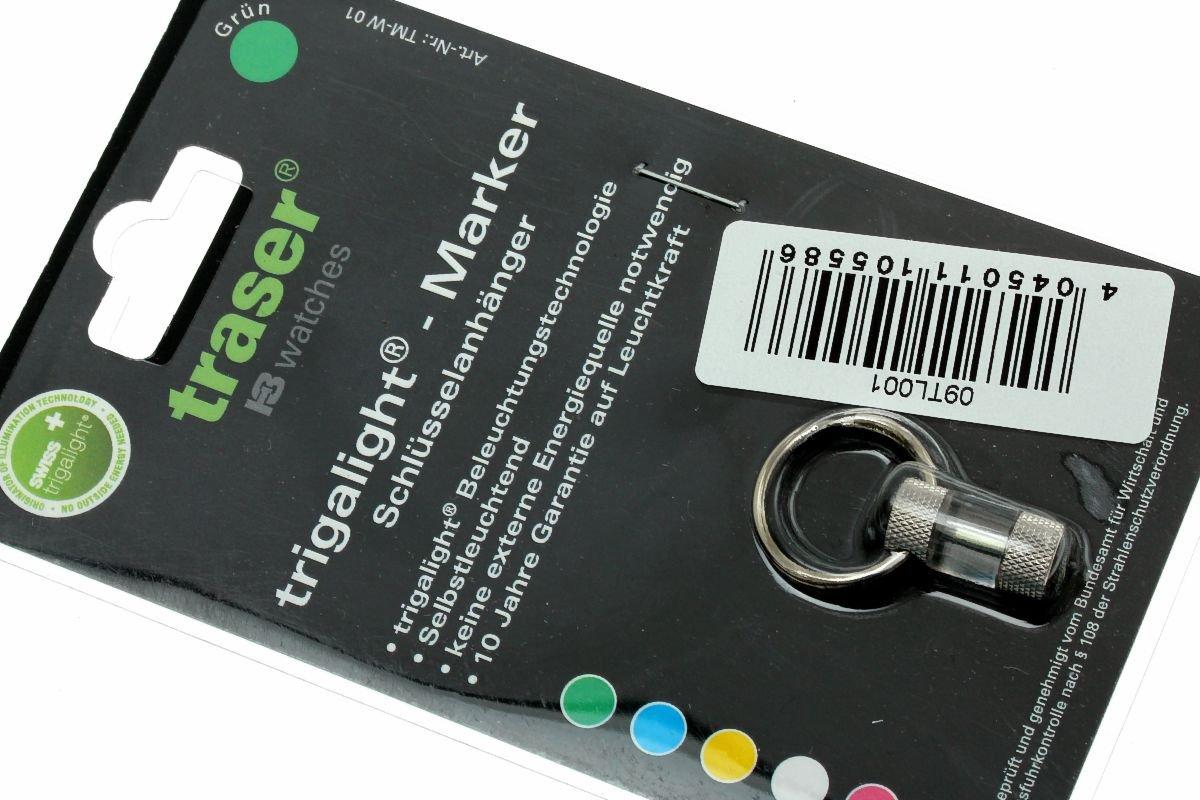 capsule Dragende cirkel dat is alles Traser lichtgevende sleutelhanger, groen | Voordelig kopen bij  knivesandtools.nl