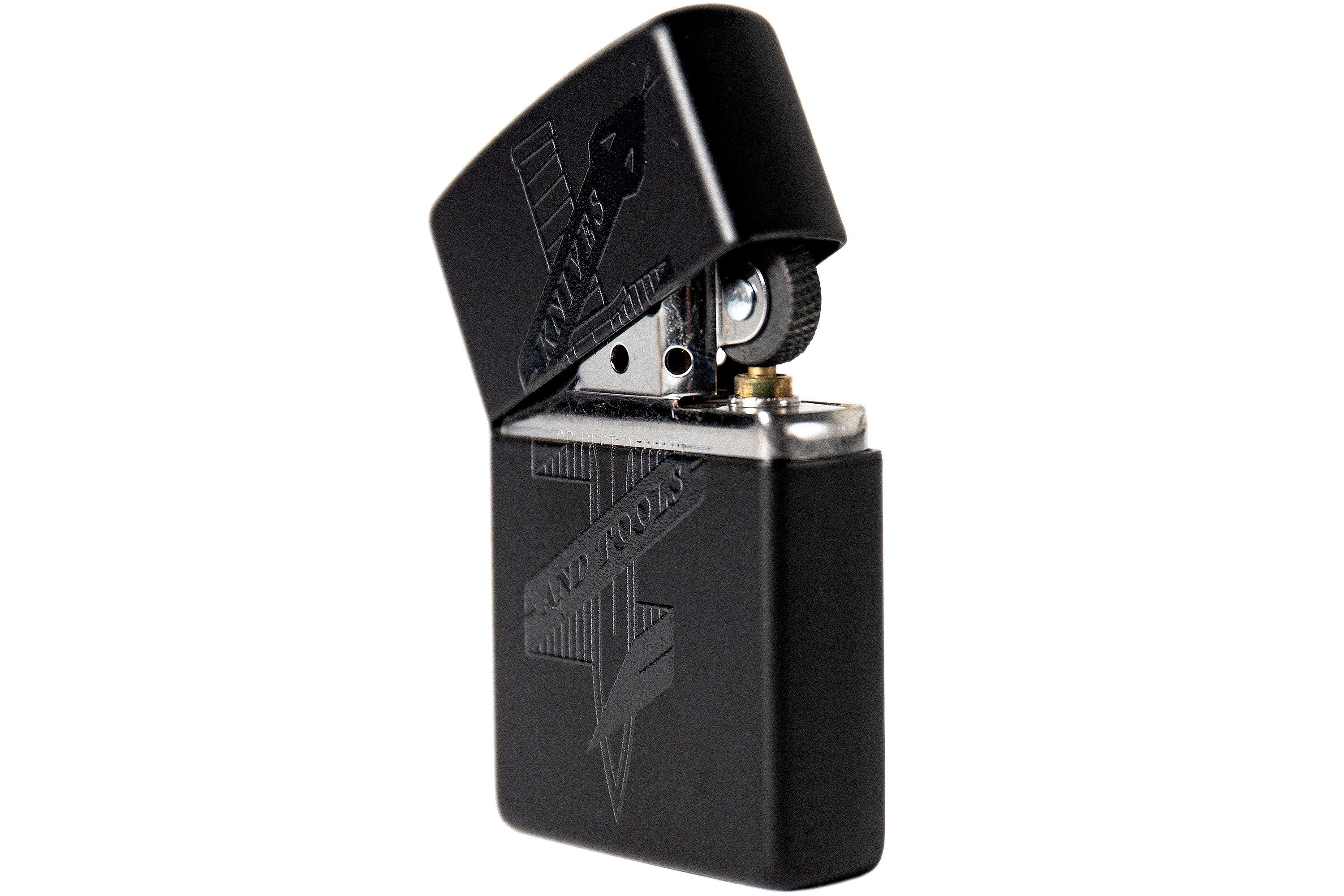 Aansteker, Zippo, Media Chrome, Matte Black, doos