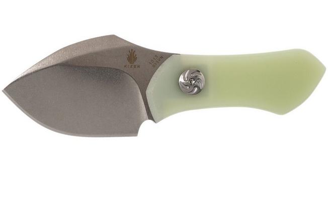 Image for Kizer Thumbper Short 1013 Skinner neck knife, Matt Cucchiara design