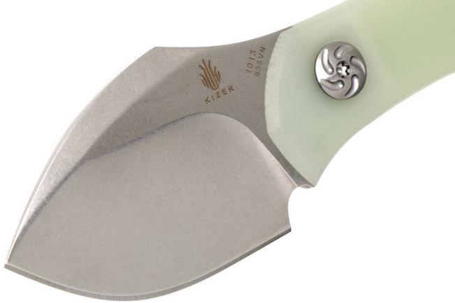 Image for Kizer Thumbper Short 1013 Skinner neck knife, Matt Cucchiara design