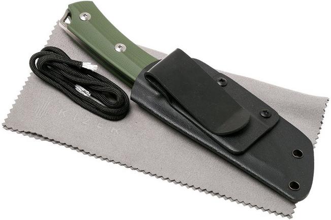 Image for Kizer T2 Task 2 Ki1021A2 Green fixed knife, Uli Hennicke design