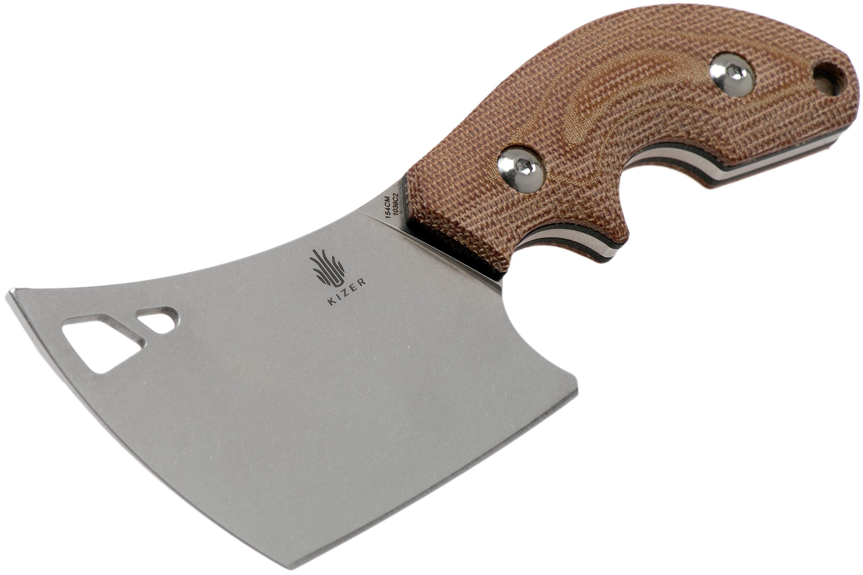 Kizer Butcher 1039 Cleaver neck knife, Eddie Diaz design