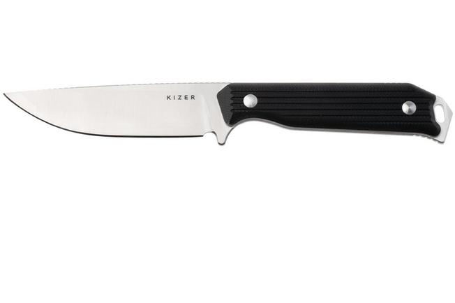 Afbeelding voor Kizer Begleiter Fix 1045MD2, Satin CPM 3V, Black G10 vaststaand mes, Azo design