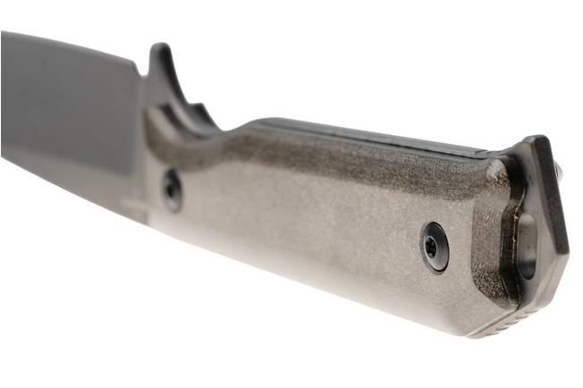 Afbeelding voor Kizer Begleiter Fix 1045MT1, Matte DLC Ultra CPM 3V, Chocolate Glacier Richlite, vaststaand mes, Azo design