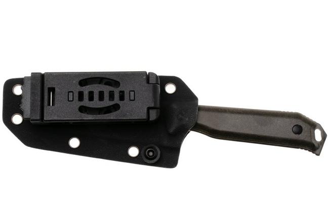 Afbeelding voor Kizer Begleiter Fix 1045MT1, Matte DLC Ultra CPM 3V, Chocolate Glacier Richlite, vaststaand mes, Azo design