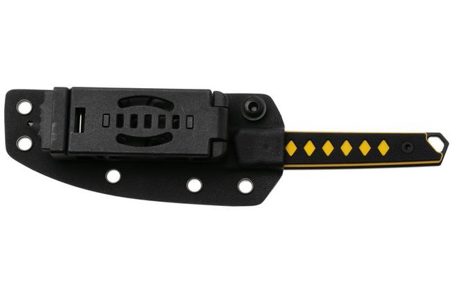 Afbeelding voor Kizer Kwaiken 1066A3, Black Nitro-V, Black/Yellow G10, vaststaand mes, Johan Jordaan design 