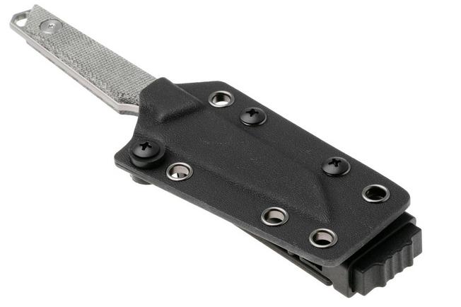 Afbeelding voor Kizer Vanguard Phasmids 1079A3 Satin AEB-L, Gray Micarta, vaststaand mes, Johan Jordaan design