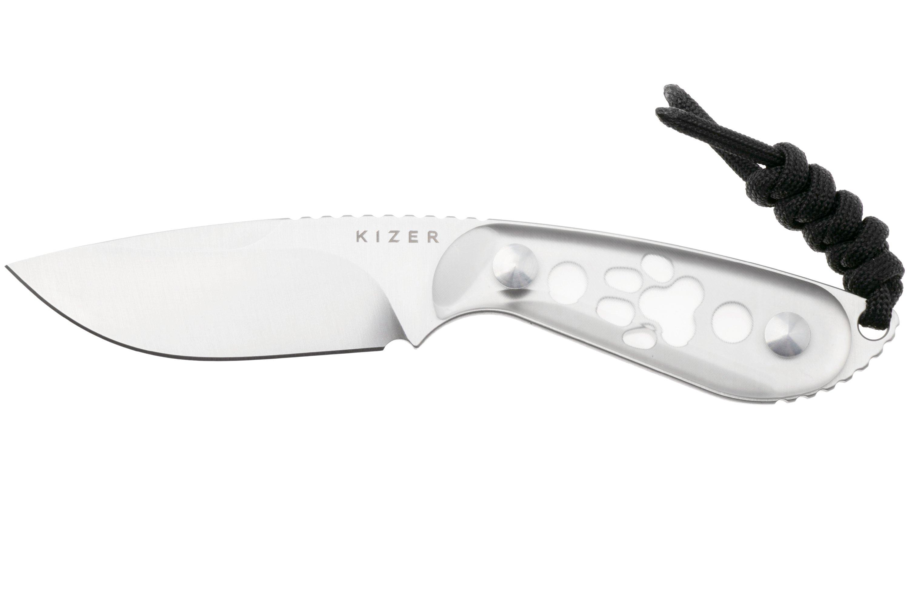Kizer Buddy 1081A4 Satin AEB-L, Acrylic, fixed knife, Maksim