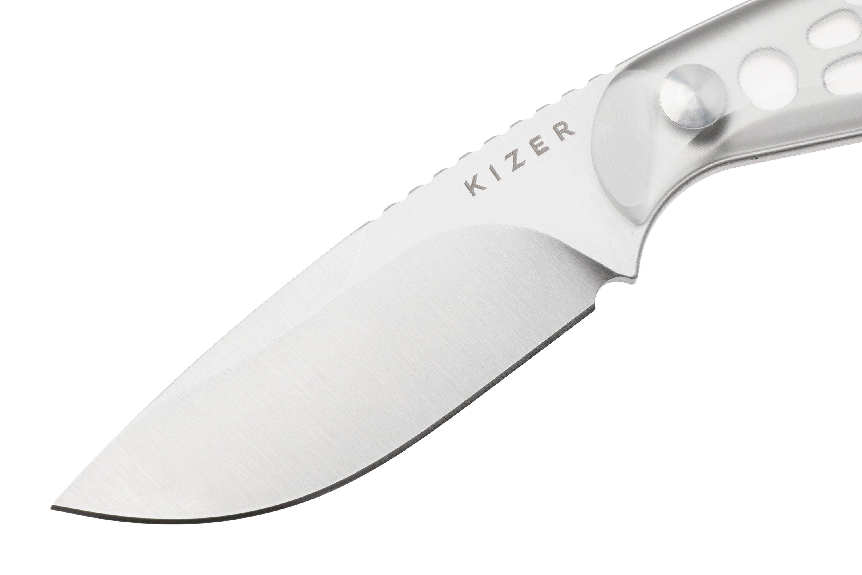 Kizer Buddy 1081A4 Satin AEB-L, Acrylic, fixed knife, Maksim