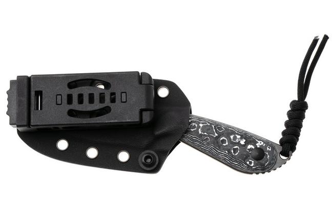 Afbeelding voor Kizer Buddy 1081A9, Satin Brushed DLC M390, Fat Carbon White Storm, vaststaand mes, Maksim Epifantsev design