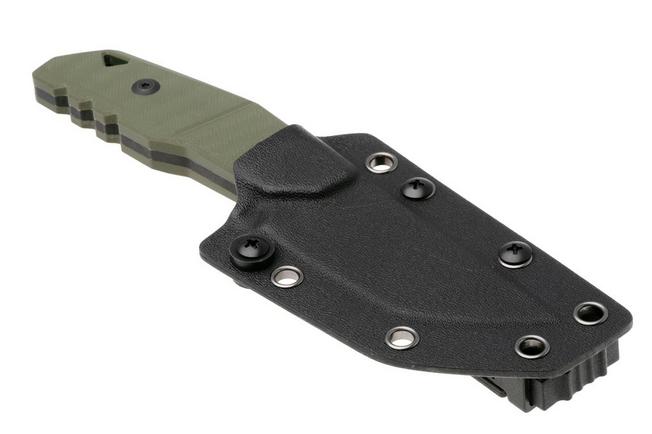 Afbeelding voor Kizer Vanguard Quartz 1086A1 Blackwashed AEB-L, OD Green G10, vaststaand mes, Kornel Kiss design