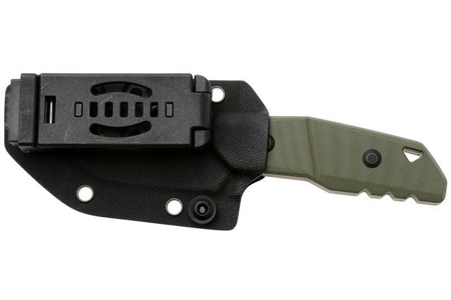 Afbeelding voor Kizer Vanguard Quartz 1086A1 Blackwashed AEB-L, OD Green G10, vaststaand mes, Kornel Kiss design