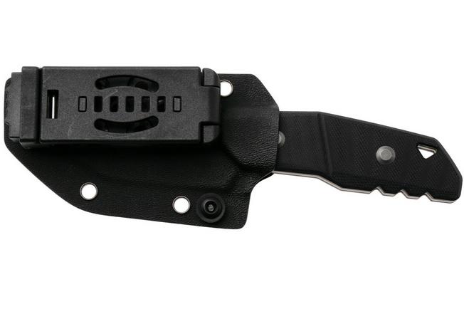 Afbeelding voor Kizer Vanguard Quartz 1086A2 Stonewashed PVD AEB-L, Black G10, vaststaand mes, Kornel Kiss design