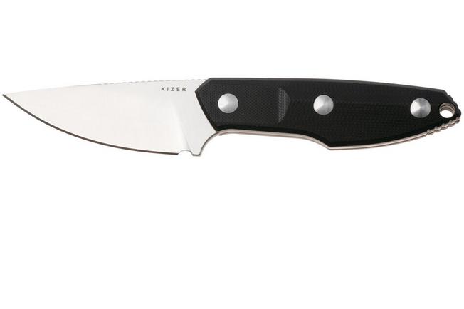 Imagen para Kizer Splinter 1087A1 Blackwashed AEB-L, Brown G10, cuchillo fijo, diseño de Kornel Kiss