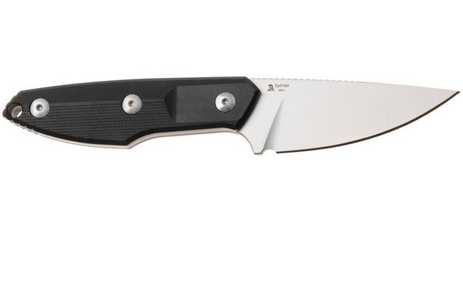 Imagen para Kizer Splinter 1087A1 Blackwashed AEB-L, Brown G10, cuchillo fijo, diseño de Kornel Kiss
