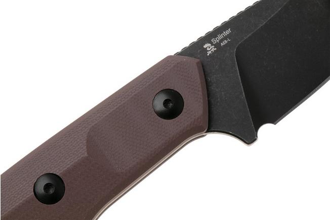Imagen para Kizer Splinter 1087A2 Satin AEB-L, Black G10, cuchillo fijo, diseño de Kornel Kiss