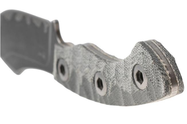 Afbeelding voor Kizer Vanguard Rook 1090A2 Acid Washed 3-Layer Composite, Norplex UltreX Micarta, vaststaand mes, Vincent Rizzo design 