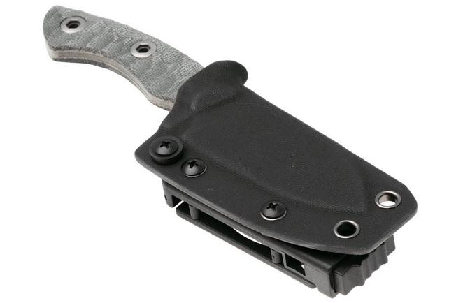 Afbeelding voor Kizer Vanguard Rook 1090A2 Acid Washed 3-Layer Composite, Norplex UltreX Micarta, vaststaand mes, Vincent Rizzo design 