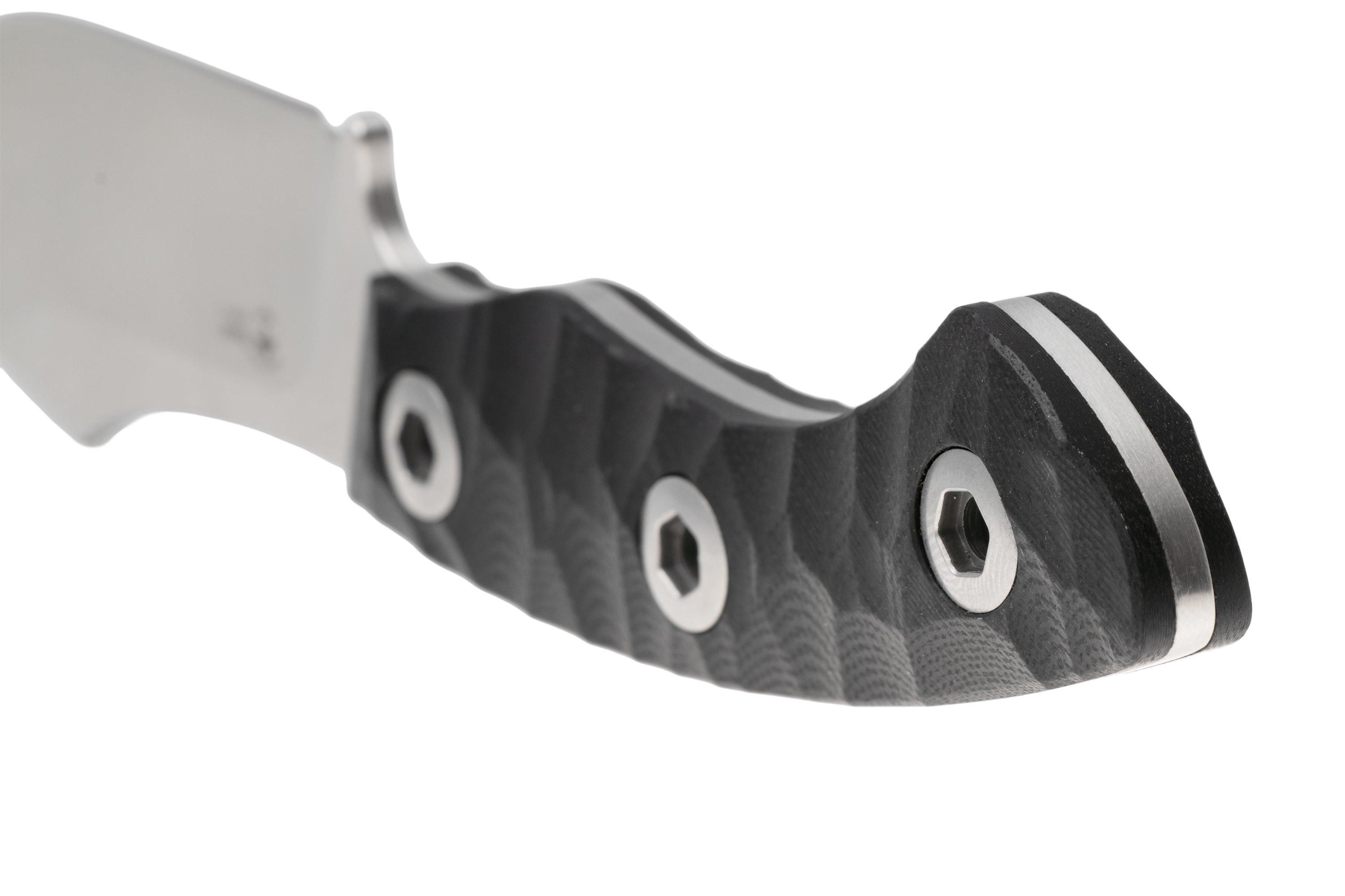 Kizer Vanguard Rook 1090A3 Satin AEB-L, Black G10, Fahrtenmesser ...