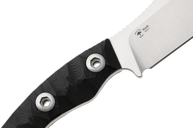 Afbeelding voor Kizer Vanguard Rook 1090A3 Satin AEB-L, Black G10, vaststaand mes, Vincent Rizzo design