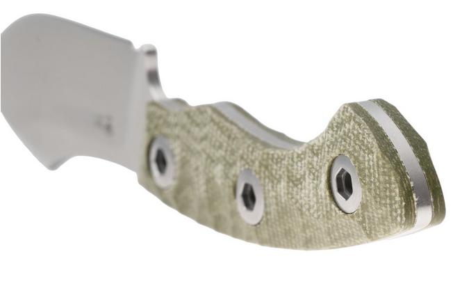 Afbeelding voor Kizer Vanguard Rook 1090A4 Satin AEB-L, Green Micarta, vaststaand mes, Vincent Rizzo design