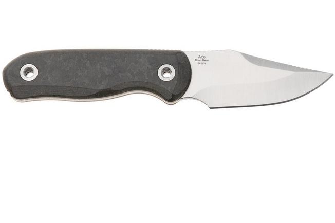 Afbeelding voor Kizer Vanguard Drop Bear Fix 1092A3 Clippoint Satin S45VN, Richlite, vaststaand mes, Azo design