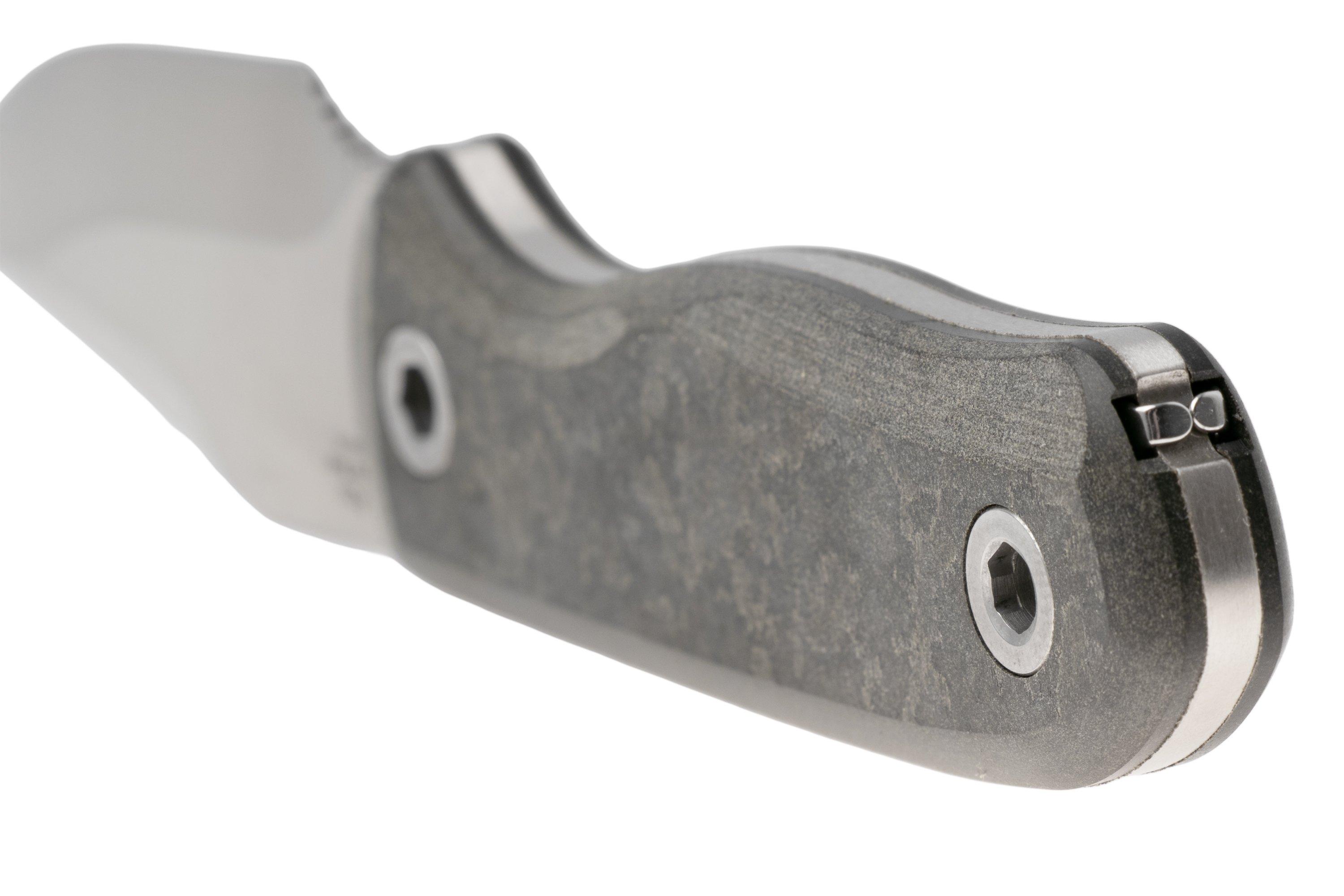 Kizer Vanguard Drop Bear Fix 1092A3 Clippoint Satin S45VN, Richlite ...