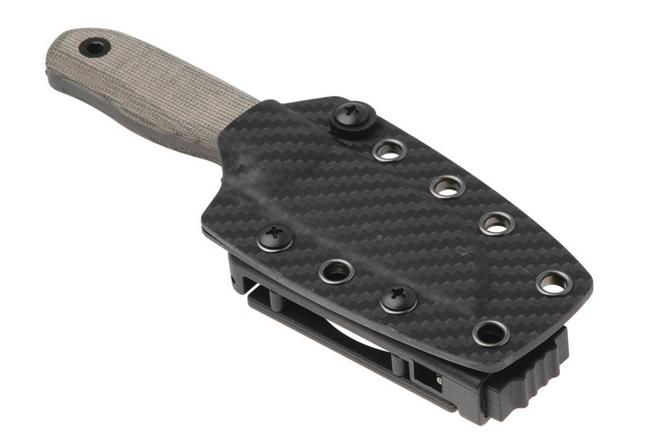 Afbeelding voor Kizer Vanguard Drop Bear Fix 1093A3 Sheepsfoot DLC S45VN, Norplex UltreX Micarta, vaststaand mes, Azo design