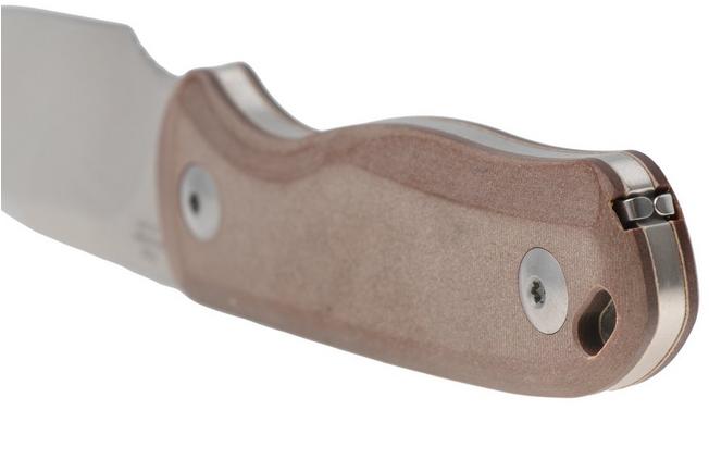 Afbeelding voor Kizer Vanguard Drop Bear Fix 1094A2 Satin 14C28N, Norplex UltreX Micarta, vaststaand mes, Azo design