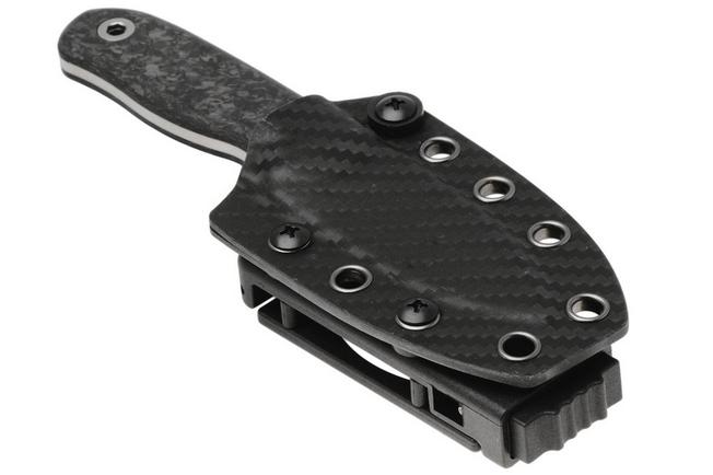 Afbeelding voor Kizer Vanguard Drop Bear Fix 1094A3 Satin M390, Carbonfiber, vaststaand mes, Azo design