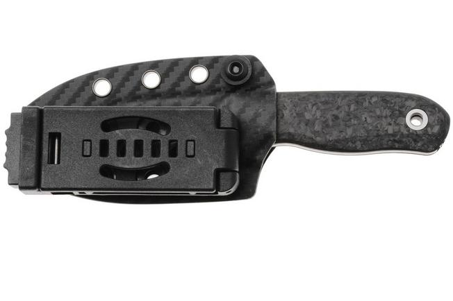 Afbeelding voor Kizer Vanguard Drop Bear Fix 1094A3 Satin M390, Carbonfiber, vaststaand mes, Azo design