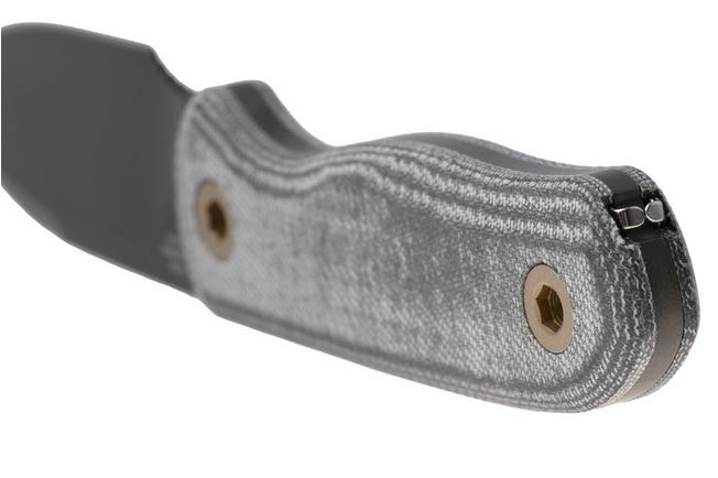 Afbeelding voor Kizer Vanguard Drop Bear Fix 1094A4 DLC S45VN, Grey Micarta, vaststaand mes, Azo design