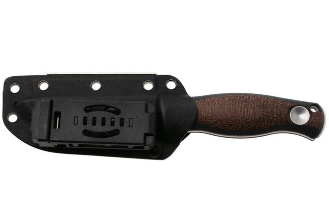 Bild für Kizer Polaris 1100A3, Satin AEB-L, Brown G10 / Burlap Micarta Fahrtenmesser, Azo Design