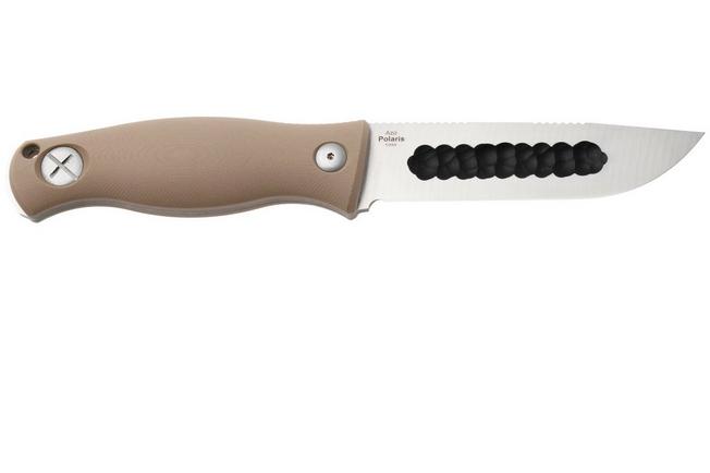 Bild für Kizer Polaris 1100A4, Black 1095 Carbon Steel, Tan G10 Fahrtenmesser, Azo Design